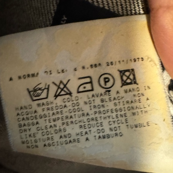 D&G DOLCE‎ & GABBANA Womens L Vintage Gray/Black Denim Zip Up Belted Jean Jacket - Picture 8 of 16